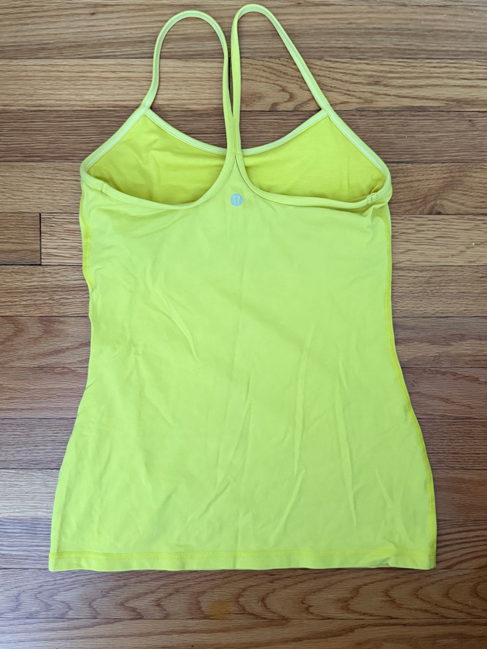 Lululemon Yellow Cami with Shelf Bra Size 6